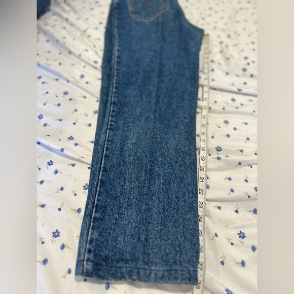Vintage 80’s Lee Jeans Mens 34x28 Acid Wash Baggy Relaxed Fit Tapered - Picture 4 of 14